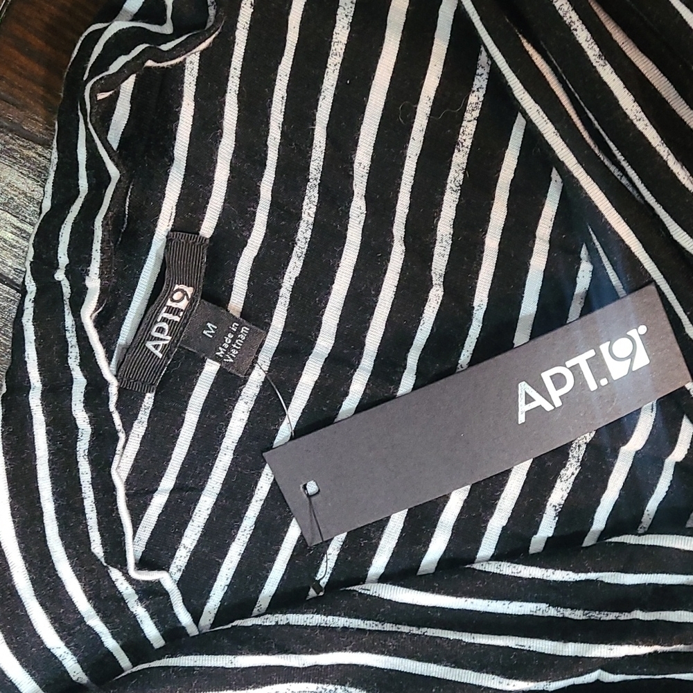 NWT APT.9 Striped Asymmetrical Maxi Dress - Picture 6 of 9